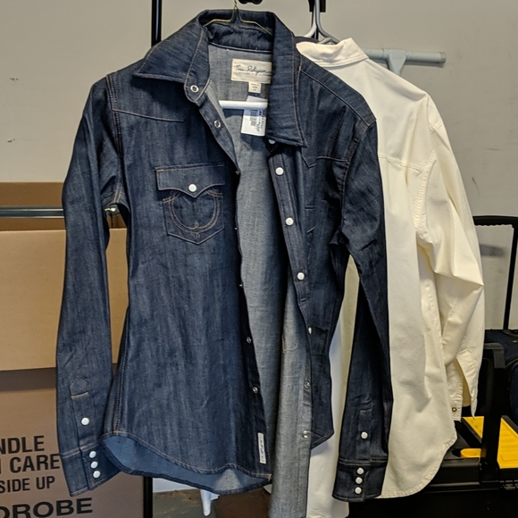 True Religion Tops - True Religion Denim Button